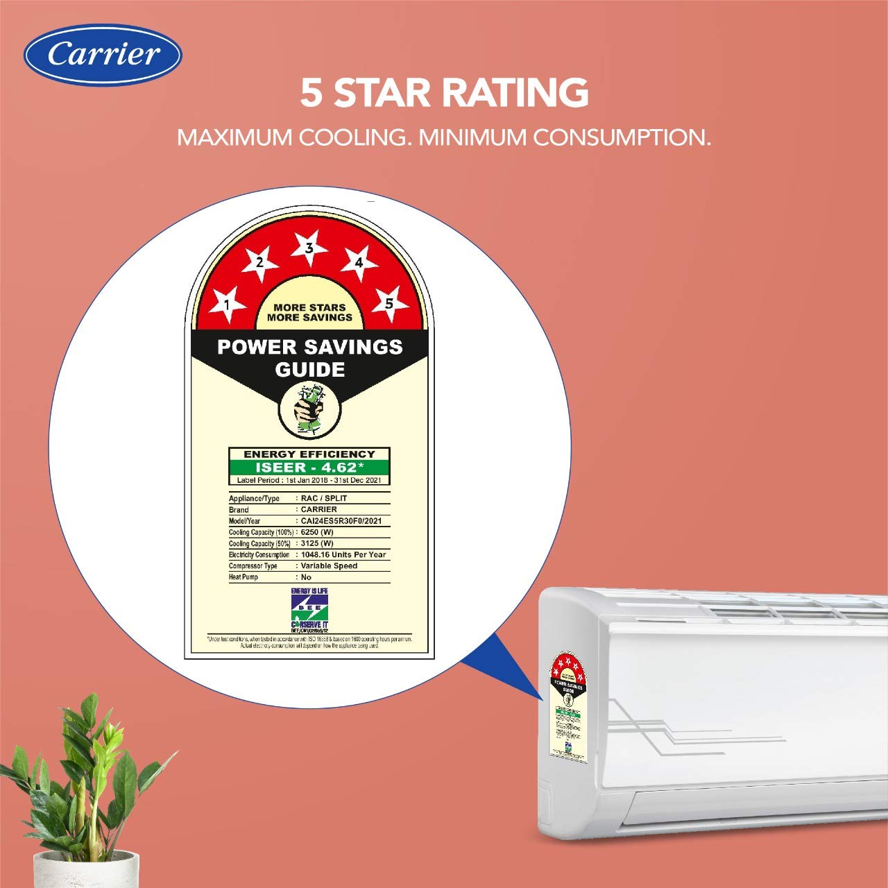 2 ton ac with 5 star rating