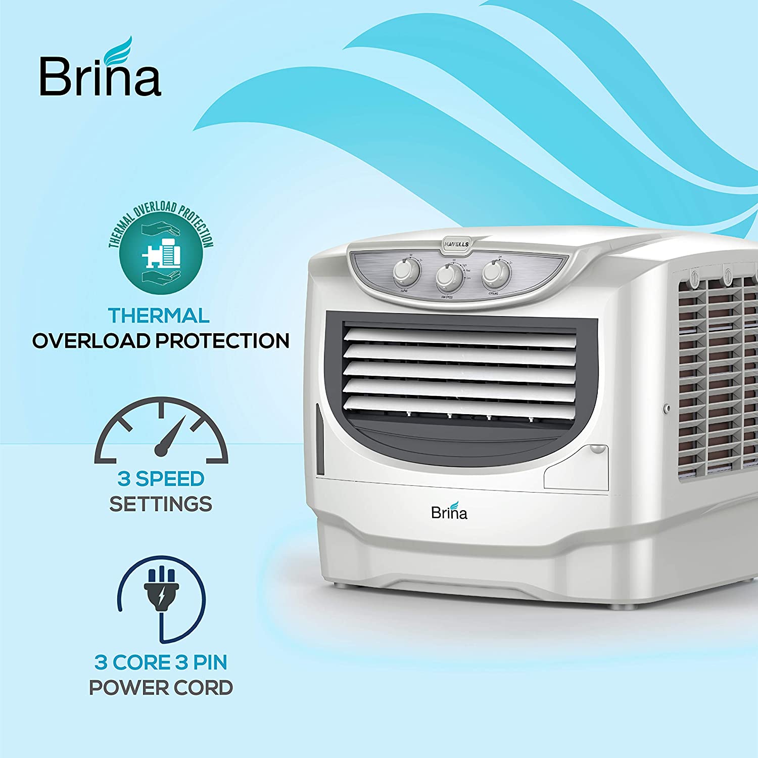 havells brina window cooler