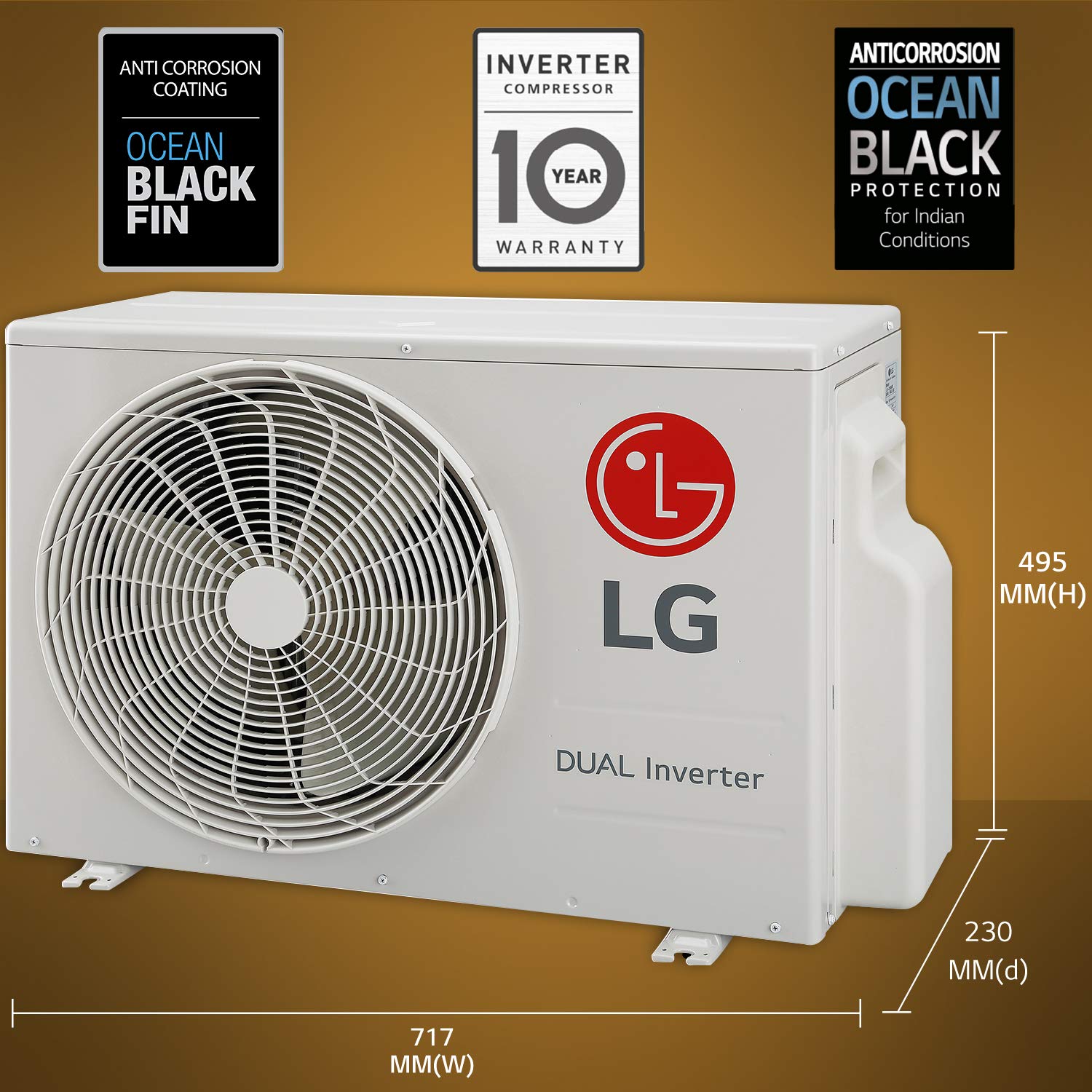 Lg ac deals 1 ton price