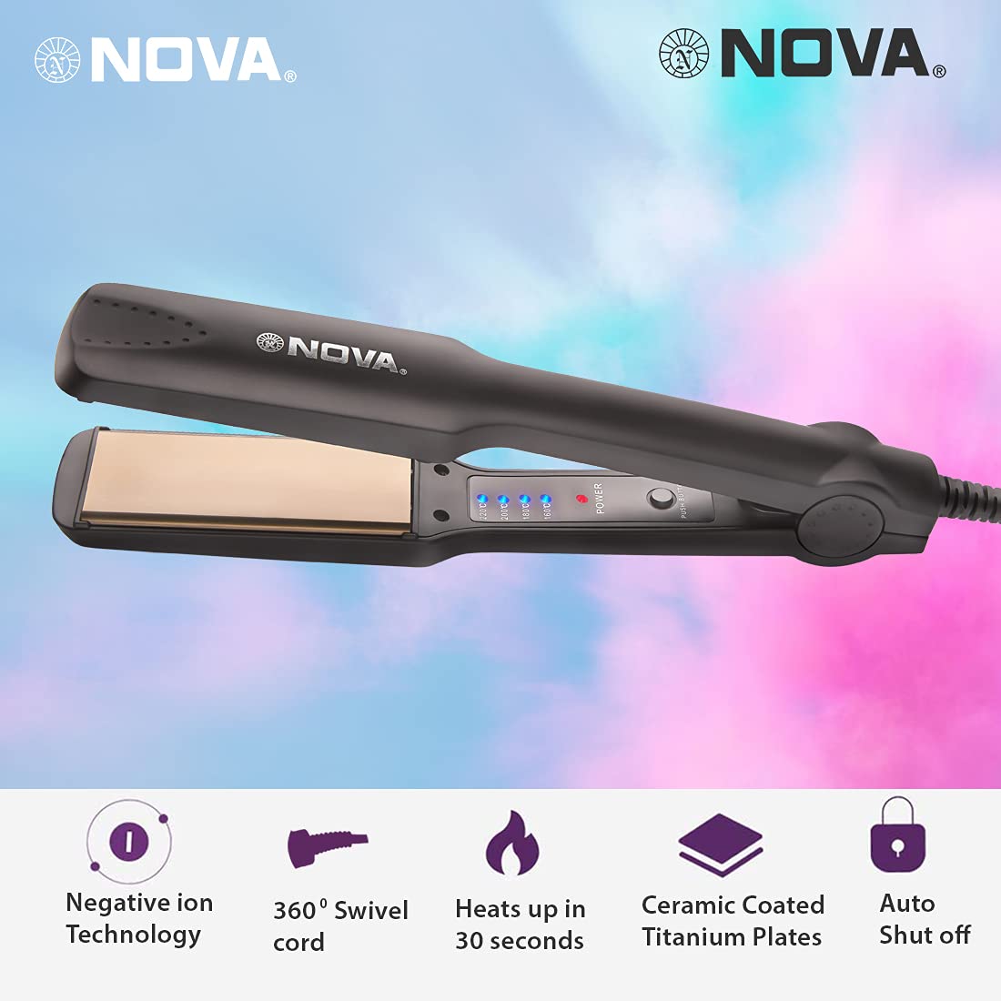 Nova hotsell company straightener