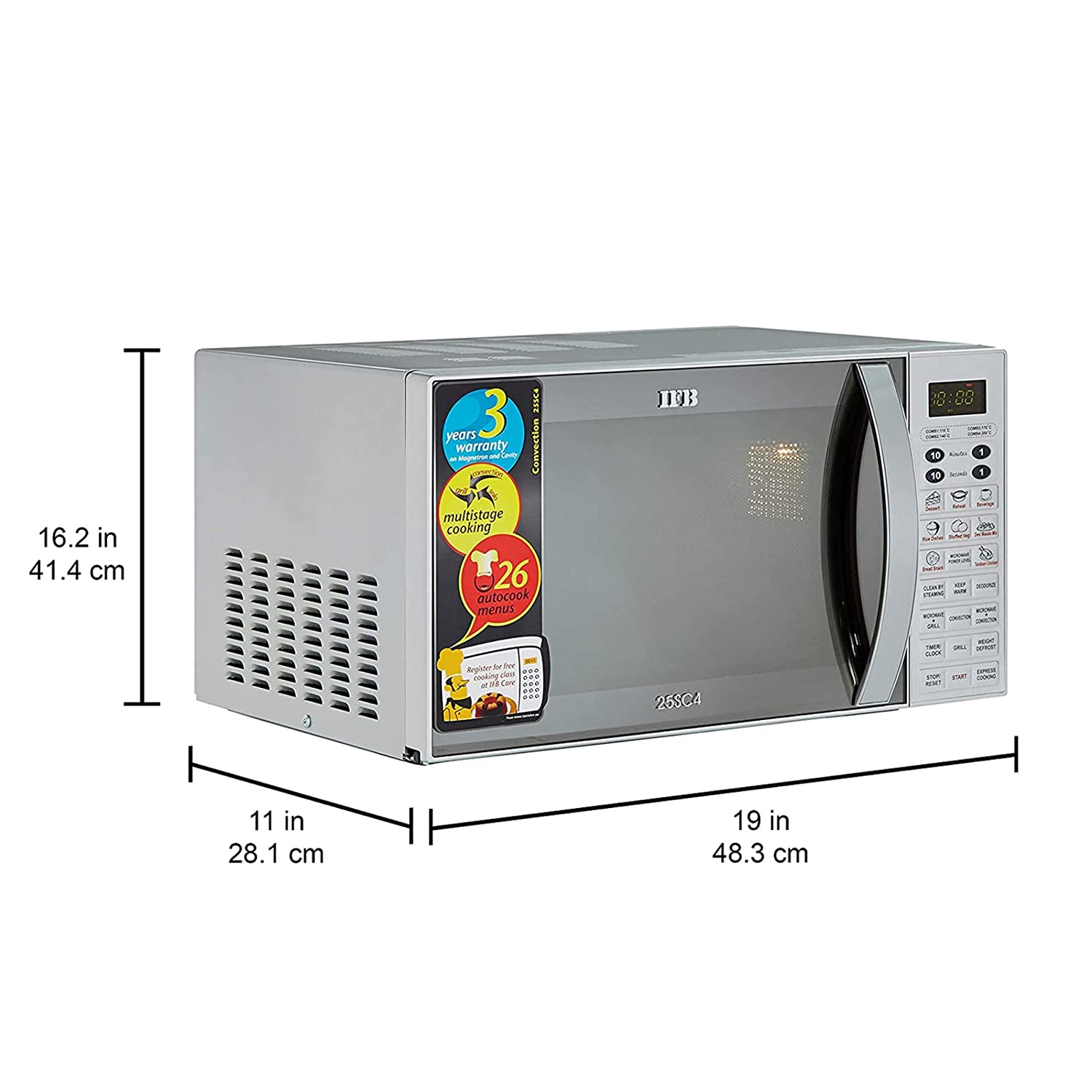 Ifb 25l deals solo microwave oven