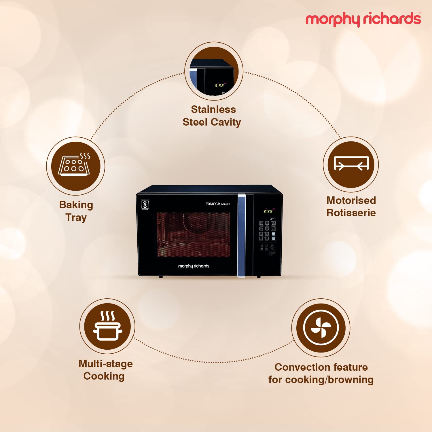 morphy richards 30mcgr deluxe microwave oven price