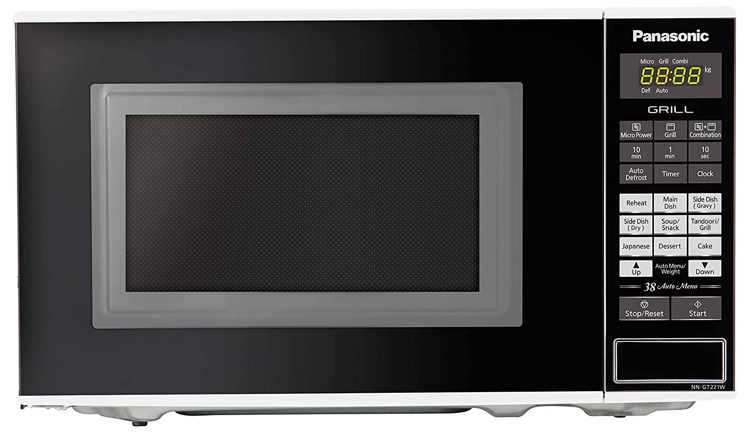 panasonic microwave oven menu