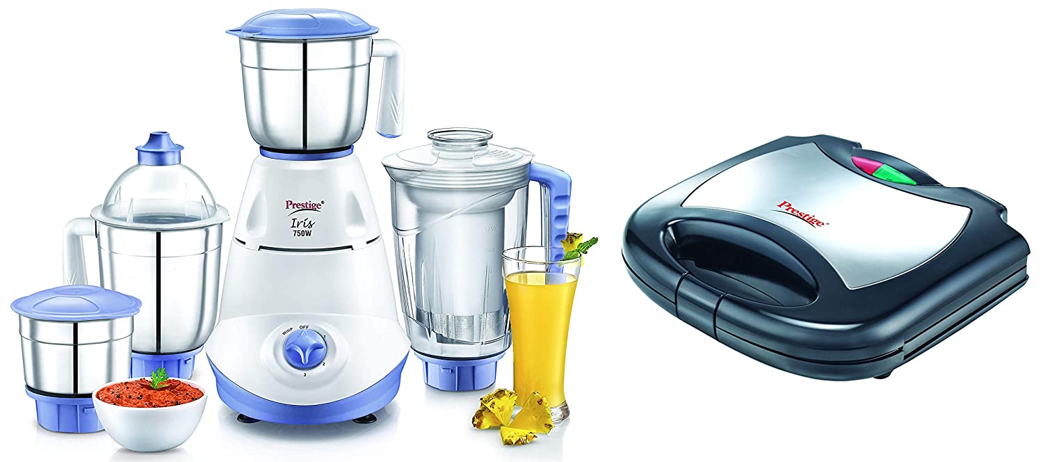 Prestige iris mixer on sale grinder 750w price