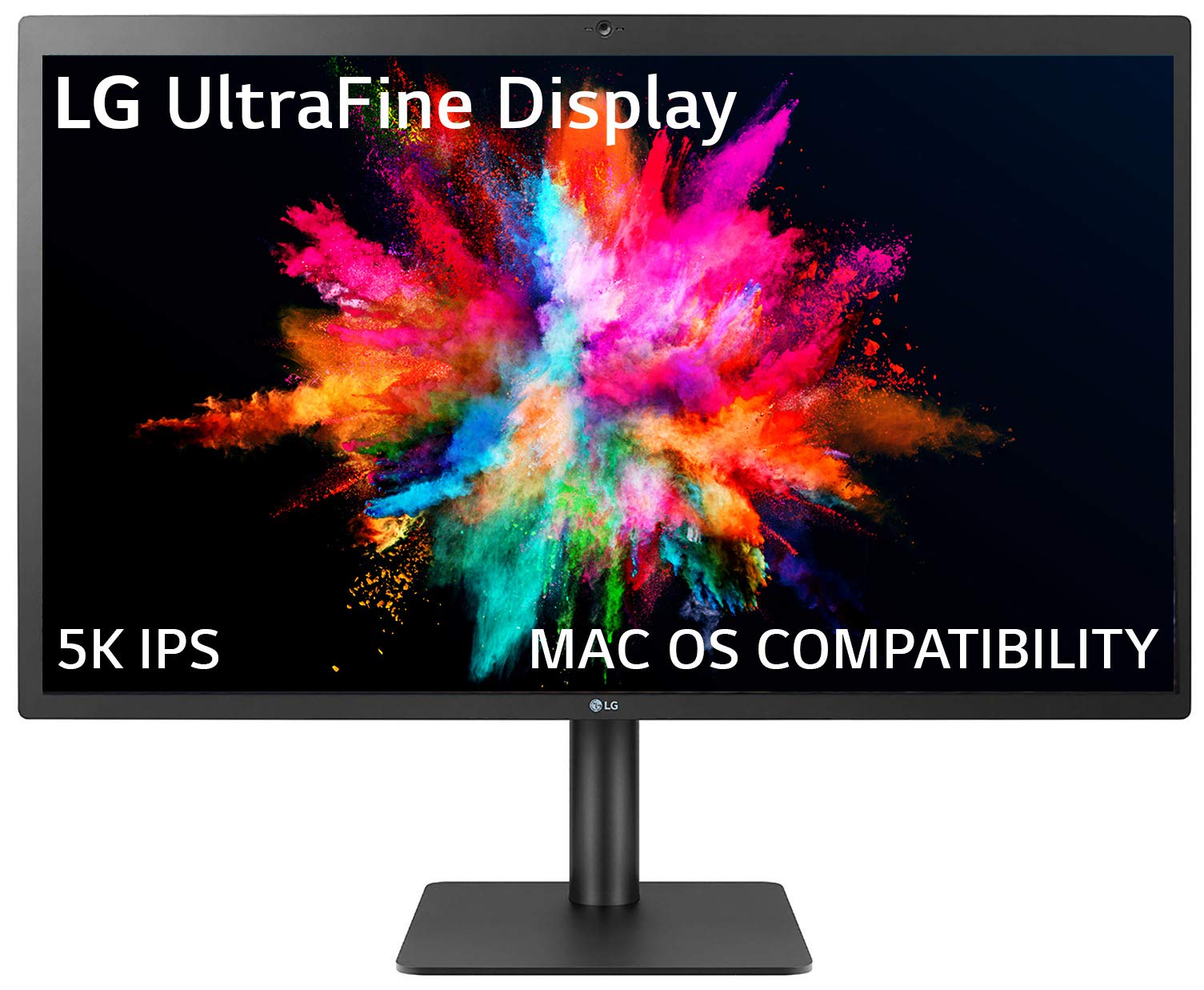  LG 27MD5KL-B 27 Inch UltraFine 5K (5120 x 2880) IPS Display  with macOS Compatibility, DCI-P3 99% Color Gamut and Thunderbolt 3 Port,  Black : Electronics