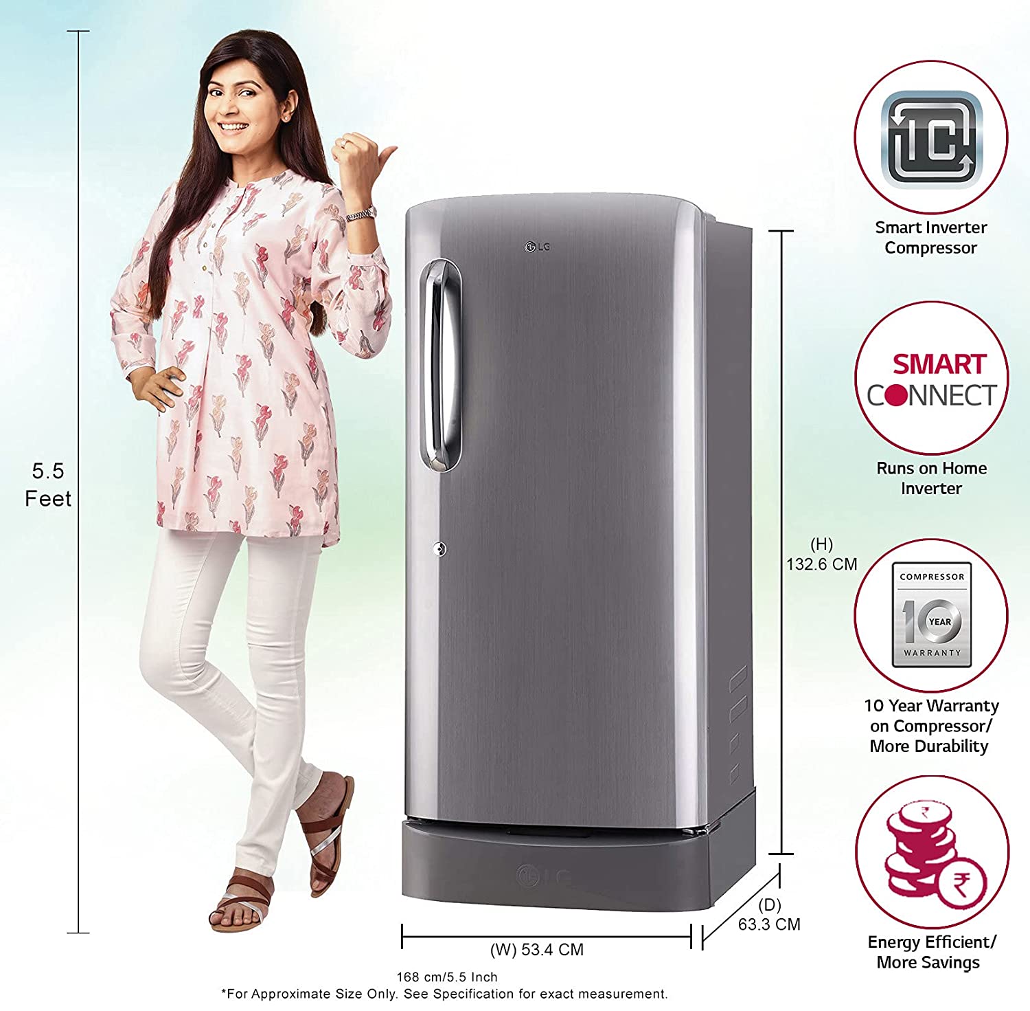 semi inverter refrigerator meaning