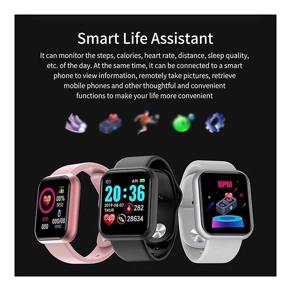 Rambot M5 Smart Band Fitness Watch Heart Rate with Activity Tracker  Waterproof Body Functions Like Steps Counter Pressure - Price History