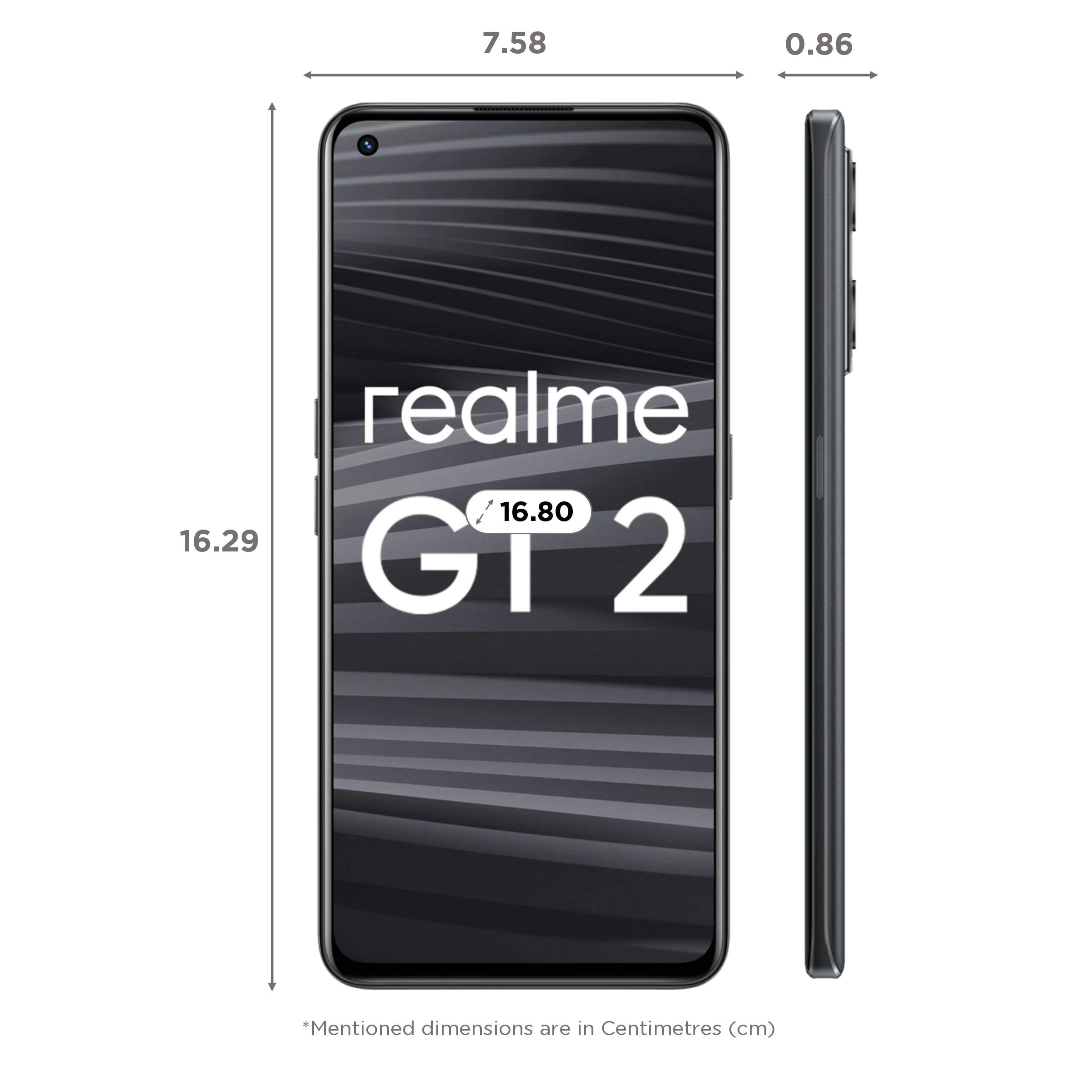 realme GT 2 (Steel Black 8GB RAM+128GB Storage) Qualcomm