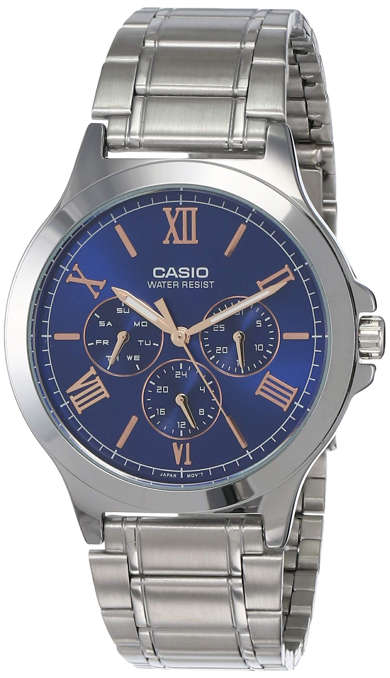 Casio Analog Blue Dial Men s Watch MTP V300D 2AUDF A1684