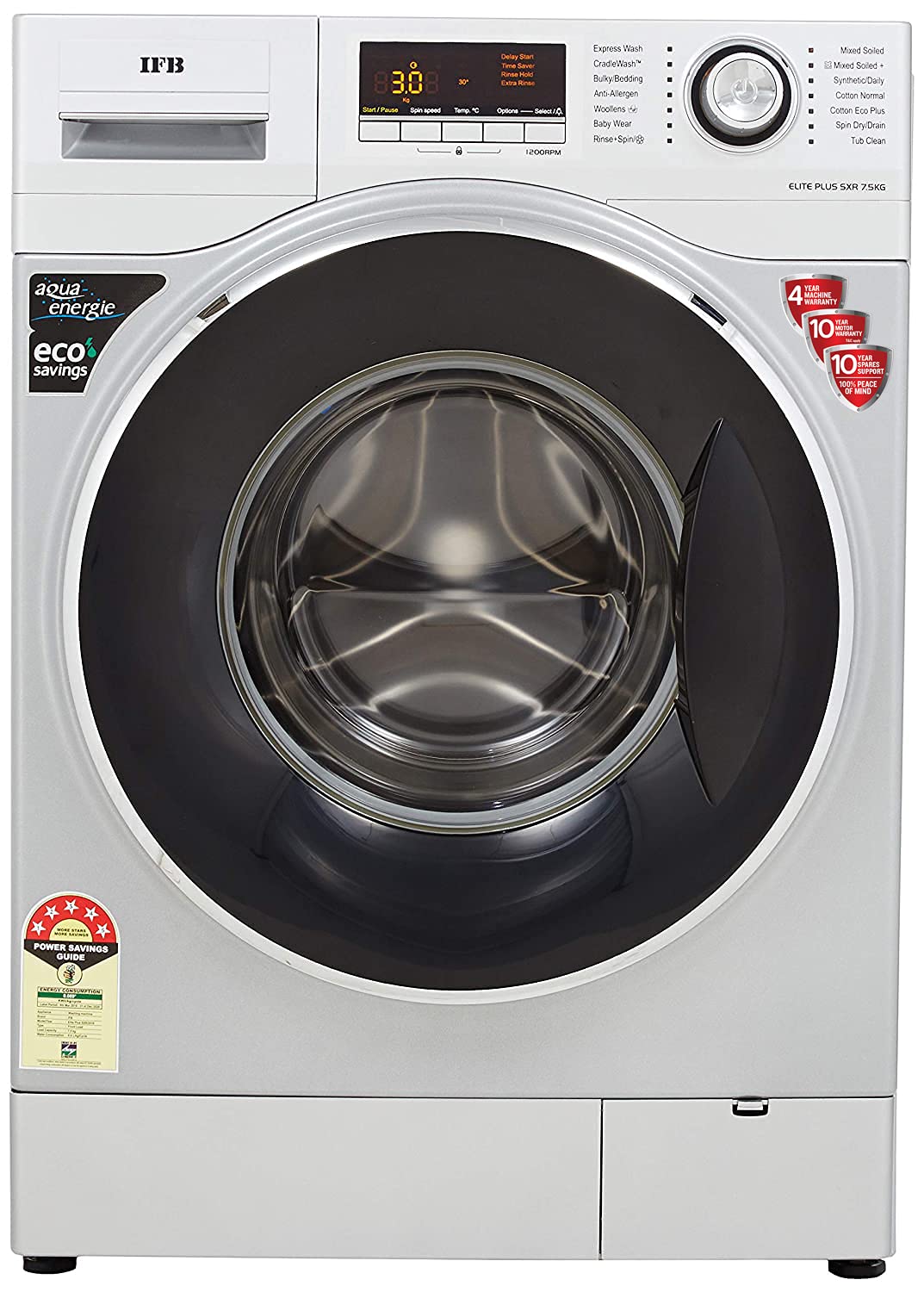 ifb 7.5 kg front load washing machine price